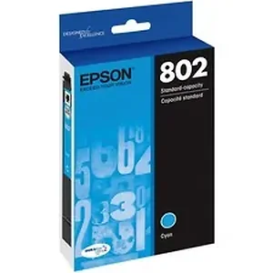 Epson T802220-S - DURABrite Ultra 802 Ink Cartridge - Cyan - Inkjet - 1 Each