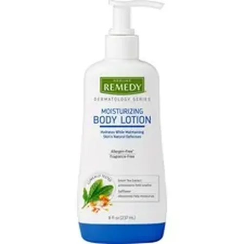Medline Industries Inc MII REMB0818 - Remedy Moisturizing Body Lotion - Lotion - 8 fl oz - Applicable on Body - Rough Skin - Moisturising, Fragrance-free, Hypoallergenic, pH Balanced, Paraben-free, Aloe-free, Phthalates-free, Sulfate-free - 1 Each