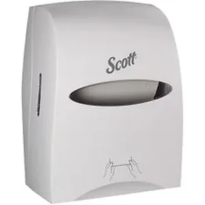 Kimberly Clark KCC 46254 - Scott Essential System Touchless Roll Towel Dispenser - Touchless Dispenser - 16.1 Height x 12.6 Width x 10.2 Depth - White - 1 / Carton