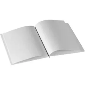 Ashley Productions Inc ASH 10700 - Ashley Hardcover Blank Book - 28 Pages - Plain - 6 x 8 - White Paper - Hard Cover, Durable - 1 Each