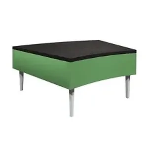 High Point Furniture Industries Inc HPT 5836DW44133 - HPFI Eve Connecting Wedge Table - 37.5 x 29.5 x 16 - Material: Thermofused Laminate (TFL) Top - Finish: Driftwood, Infinity Links