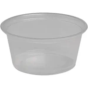 Georgia Pacific DXE PP20CLEAR - Dixie Portion Cup Lids by GP Pro - 2 fl oz - 2400 / Carton - Clear - Plastic - Sauce