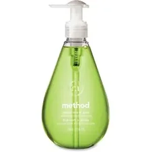 Method Products Inc. MTH 00033 - Method Green Tea/Aloe Gel Hand Wash - Green Tea + Aloe Scent - 12 fl oz (354.9 mL) - Pump Bottle Dispenser - Bacteria Remover - Hand - Green - Non-toxic, Triclosan-free, pH Balanced, Pleasant Scent, Anti-irritant - 6 / Carton