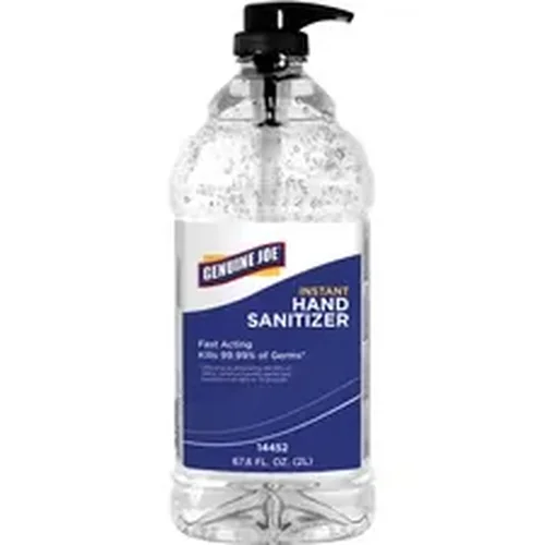 Genuine Joe GJO 14452 - Joe Hand Sanitizer - Fresh Citrus Scent - 67.6 fl oz (1999.2 mL) - Kill Germs, Bacteria Remover - Hand - Clear - Hygienic, Non-drying - 1 Each