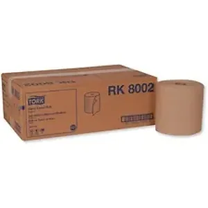 Essity TRK RK8002 - TORK Universal Hand Towel Roll - 1 Ply - 7.90 x 800 ft - 800 Sheets/Roll - 7.80 Roll Diameter - Natural - Paper - Strong, Absorbent, Embossed, Long Lasting - For Hand - 6