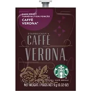 Lavazza LAV 48040 - Starbucks Caffe Verona Dark Roast Coffee - Compatible with Mars Single-serve - Caffe Verona, Dark Chocolate, Arabica - Dark - 80 / Each