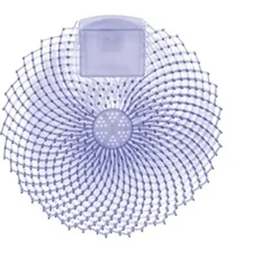 Genuine Joe GJO 85157CT - Joe Eclipse Scented Urinal Screen - Anti-splash, Flexible, Deodorizer, Sturdy - 36 / Carton - Blue