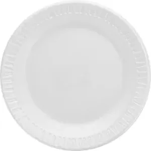 Dart Container Corporation DCC 6PWQRCT - Dart Classic Laminated Foam Dinnerware Plates - - Foam - White - 1000 Piece(s) Pieces per Serving(s)/ Carton