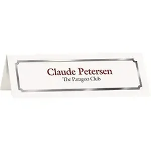 First Base FST 71440 - St. James® Overtures Inkjet, Laser Printable Multipurpose Card - White, Silver - Recycled - 10% - 65 lb Basis Weight - 50 / Pack - Printable, Micro Perforated