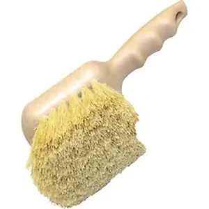 Genuine Joe GJO 98217CT - Joe 8-1/2 Tampico Utility Brush - 8.5 Overall Length - 12 / Carton - White
