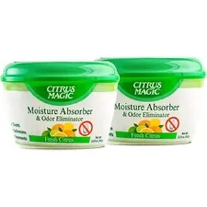 Beaumont Products BMT 618372831 - Citrus Magic Triple Action Air Freshener - 12.8 fl oz (0.4 quart) - Fresh Citrus - 2 / Pack - Odor Neutralizer