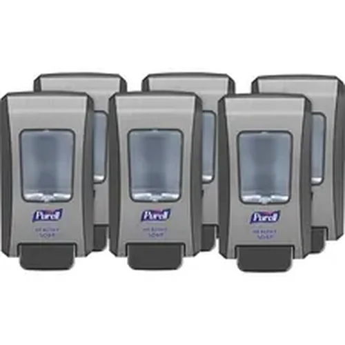 Gojo GOJ 523406CT - PURELL® FMX-20 Foam Soap Dispenser - Manual - 2.11 quart Capacity - Site Window, Locking Mechanism, Durable, Wall Mountable, Rugged - Graphite - 6 / Carton