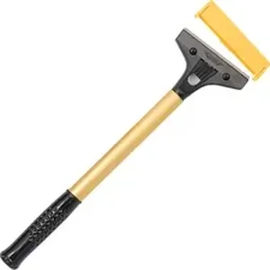Ettore Products Company ETO 2005 - Ettore Heavy Duty Floor Scraper - Carbon Steel Blade - Heavy Duty, Wear Resistant - Gold, Black