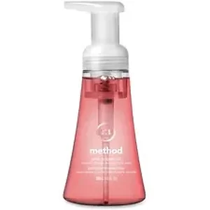 Method Products Inc. MTH 01361CT - Method Pink Grapefruit Foaming Hand Wash - Pink Grapefruit Scent - 10 fl oz (295.7 mL) - Pump Bottle Dispenser - Hand - Light Pink - Pleasant Scent, Paraben-free, Phthalate-free, Triclosan-free, EDTA-free - 6 / Carton