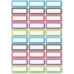 Ashley Productions Inc ASH 10077 - Ashley Dry Erase Chevron Nameplate Magnets - Magnetic - Chevron - Die-cut, Write on/Wipe off, Heavy Duty - Multicolor - Foam - 1 / Pack