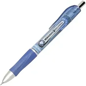 National Industries For The Blind 7520016539300 - SKILCRAFT .5mm Retractable Rollerball Pen - 0.5 mm Pen Point Size - Needle Pen Point Style - Refillable - Retractable - Blue Pigment-based Ink - Plastic Barrel - 12 / Dozen