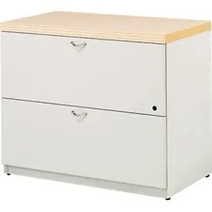 Groupe Lacasse LAS 72D2436LFG - Lacasse Concept 70 2-Drawer Lateral File Unit - 0.2 Edge - 2 - Textured Edge - Finish: Grigio