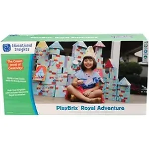 Educational Insights EII 3664 - PlayBrix Royal Adventure - Theme/Subject: Learning - Skill Learning: Imagination, Creativity, Science, Balance, Gravity, Social Skills, Construction, Vocabulary, Communication - 3-7 Year - Multi