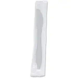 Genuine Joe GJO 20006 - Joe Individually Wrapped Knife - 1 Piece(s) - 1000/Carton - 1 x Knife - Disposable - Polypropylene