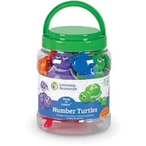 Learning Resources LRN LER6706 - Snap-n-Learn Number Turtles - Skill Learning: Shape, Color, Number, Matching, One-to-One Correspondence, Counting, Motor Skills, Motor Planning, Visual - 2 Year & Up