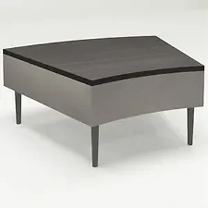 High Point Furniture Industries Inc HPT 5836DW44188 - HPFI Eve Connecting Wedge Table - 37.5 x 29.5 x 16 - Material: Thermofused Laminate (TFL) Top - Finish: Driftwood, Infinity Pumice