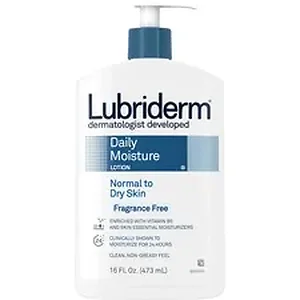 Johnson & Johnson JOJ 48323CT - Lubriderm Fragrance Free Daily Moisture Lotion - Lotion - 16 fl oz - For Dry, Normal Skin - Applicable on Body - Moisturising, Non-greasy, Fragrance-free, Absorbs Quickly - 12 / Carton