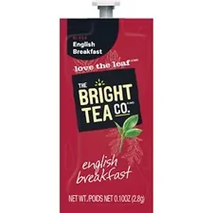 Lavazza MDK B507 - Bright Tea Co English Breakfast - Compatible with Flavia - Black Tea - English Breakfast - 100 / Carton