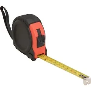 Genuine Joe GJO 11972 - Joe Tape Measure - Imperial Measuring System - 1 Each - Red, Black