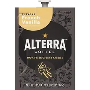 Lavazza MDK A183 - Alterra French Vanilla Flavored Coffee - Compatible with Flavia - Regular - French Vanilla - Medium - 100 / Carton