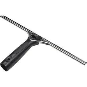Ettore Products Company ETO 2012 - Ettore Pro Squeegee - Rubber Blade - Ergonomic Handle, Changeable Blade, Non-slip Grip, Streak-free - Black, Silver