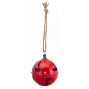 Melrose International 80440DS - Set of 2 Oversized Iron Sleigh Bell Decorations 9D x 29H