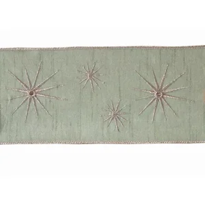 Melrose International 77178DS - Set of 2 Wired Polyester Ribbons - 4 x 5 Yards Each