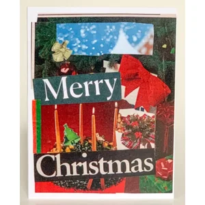 Barnes Cards Llc SQ8265892 - Festive Merry Christmas Greeting Card Set of 6