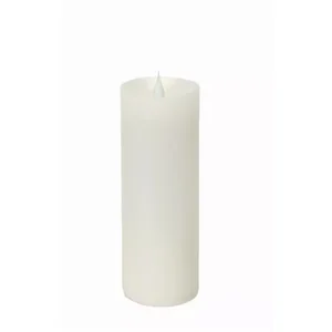 Melrose International 57478DS - Set of 2 Simplux 3D Moving Flame LED Pillar Candles