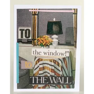 Barnes Cards Llc SQ1473067 - To the Window, To the Wall Birthday Greeting Card - Pack of 6