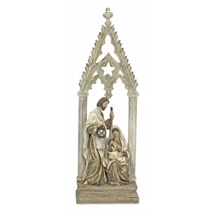 Melrose International 80014DS - Holy Family with Arch 23.25" H Resin Figurine
