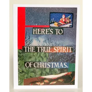 Barnes Cards Llc SQ7277620 - True Spirit of Christmas Greeting Card Set of 6