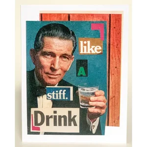 Barnes Cards Llc SQ3610072 - Charming Like a Stiff Drink Greeting Card Set of 6