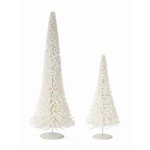 Melrose International 77544DS - Set of 2 Decorative Trees - 15.75" & 23.5"