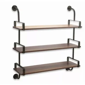 Melrose International 66432DS - Modern Triple Shelf Wall Rack - 31.5L x 34.25H