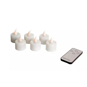 Melrose International 61613DS - Set of 12 LED Tea Lights - Battery Operated (1" Height)