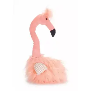 Melrose International 74192DS - Charming Flamingo 20H Fabric Door Stopper