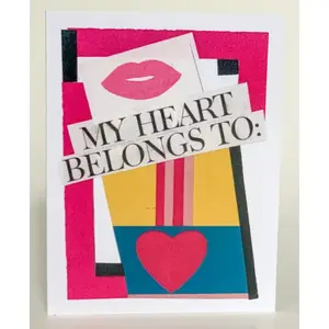 Barnes Cards Llc SQ3411652 - My Heart Belongs To Greeting Card - Set of 6 Cards