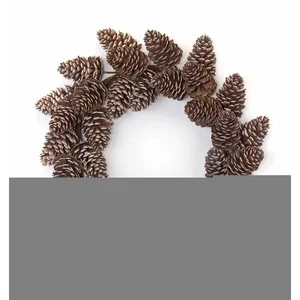 Melrose International 81316DS - Natural Pine Cone Wreath - 17 Inch Decorative Accent