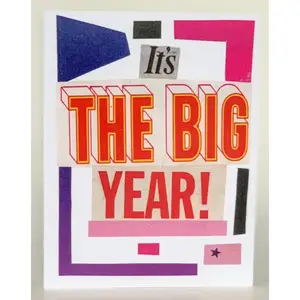Barnes Cards Llc SQ4731157 - Celebrate the Big Year! Greeting Card Pack of 6