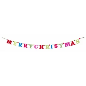 Melrose International 80743DS - Festive 7' Christmas Garland (Set of 2) - Polyester
