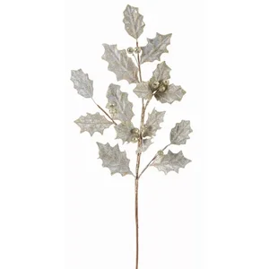Melrose International 81144DS - Artificial Holly Spray Set of 12 - 32 inches Tall