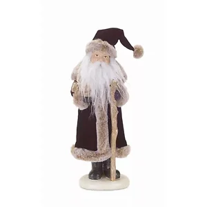 Melrose International 76801DS - Charming Santa Figurine with Holiday Packages - 22H Resin