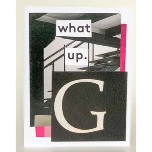 Barnes Cards Llc SQ1057458 - What Up G Greeting Card - Pack of 6 Gratitude Cards