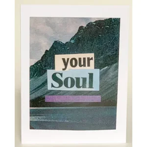 Barnes Cards Llc SQ5776676 - Your Soul Greeting Card Set - Pack of 6 Elegant Cards